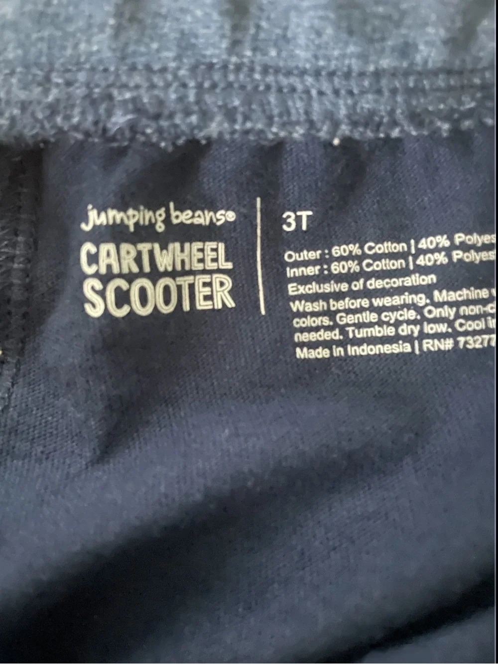 jumping beans Navy Tiered Scooter Skirt
